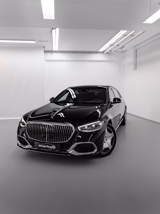 Mercedes-Maybach S-Klasse seitlich – Hochglanz nach Premium-Aufbereitung